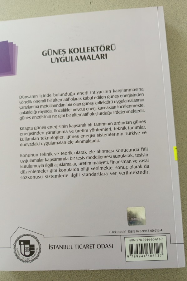 GÜNEŞ KOLLEKTÖRÜ UYGULAMALARI