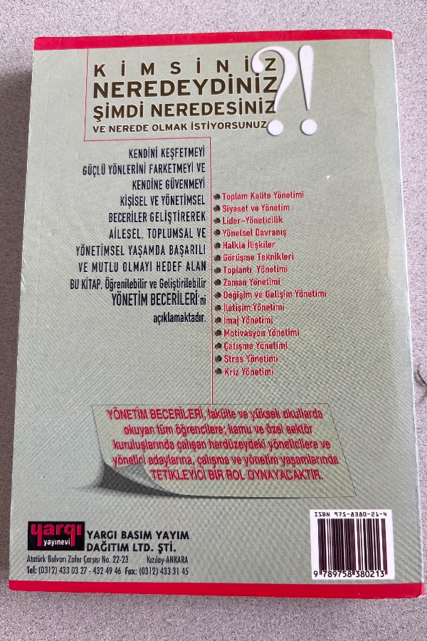 YÖNETIM BECERILERI ÖĞRENILEBILIR VE GELIŞTIRILEBILIR