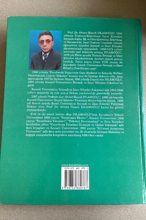 PAZARLAMA YÖNETIMI( STRATEJIK VE GLOBAL YAKLAŞIM)