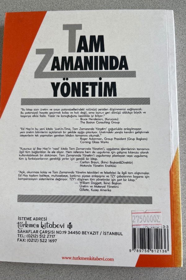 TAM ZAMANINDA YÖNETIM YENI ÜRETIM TEMELLERININ UYGULANMASI