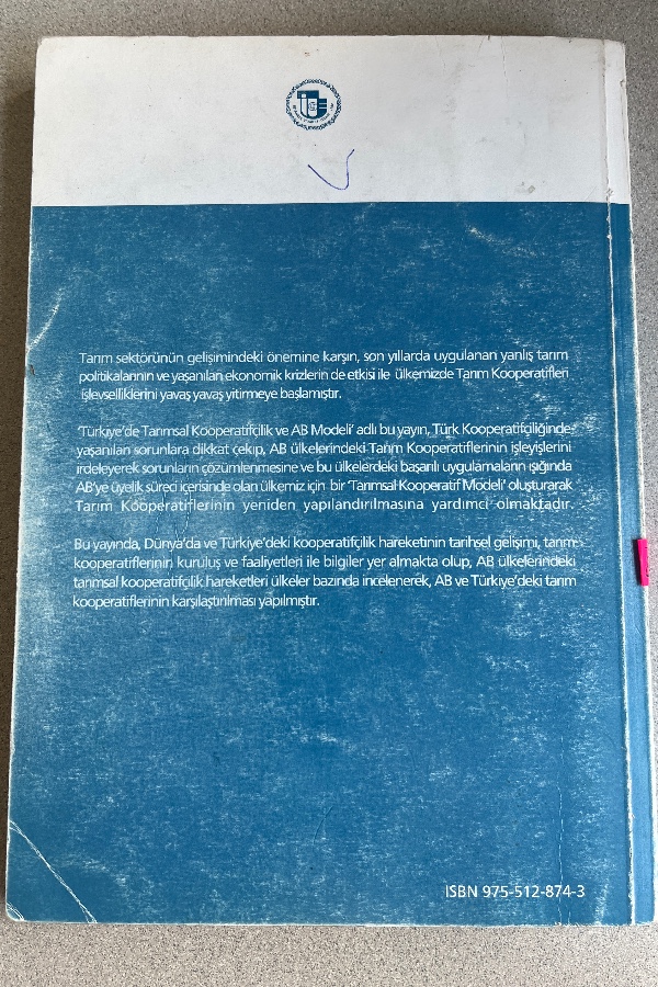 TÜRKIYE’DE TARIMSAL KOPARATIFÇILIK VE AB  MODELI