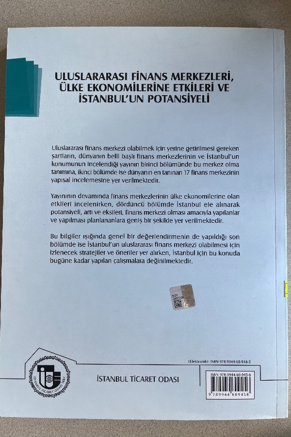 ULUSLARARASI FINANS MERKEZLERI ÜLKE EKONOMILERINE ETKILERI VE İSTANBUL’UN POTANSIYELI