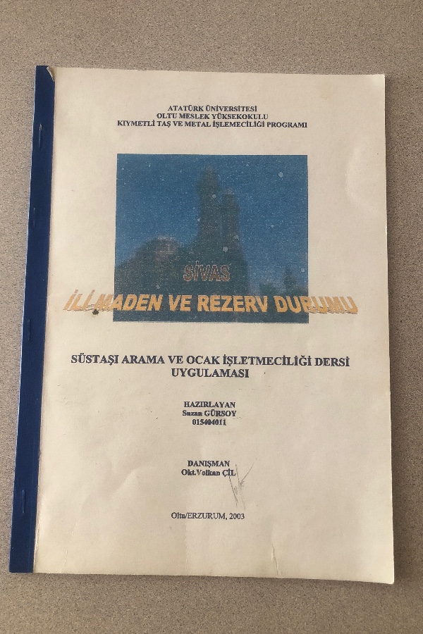 SÜSTAŞI ARAMA VE OCAK İŞLETMECILIĞI DERSI UYGULAMASI