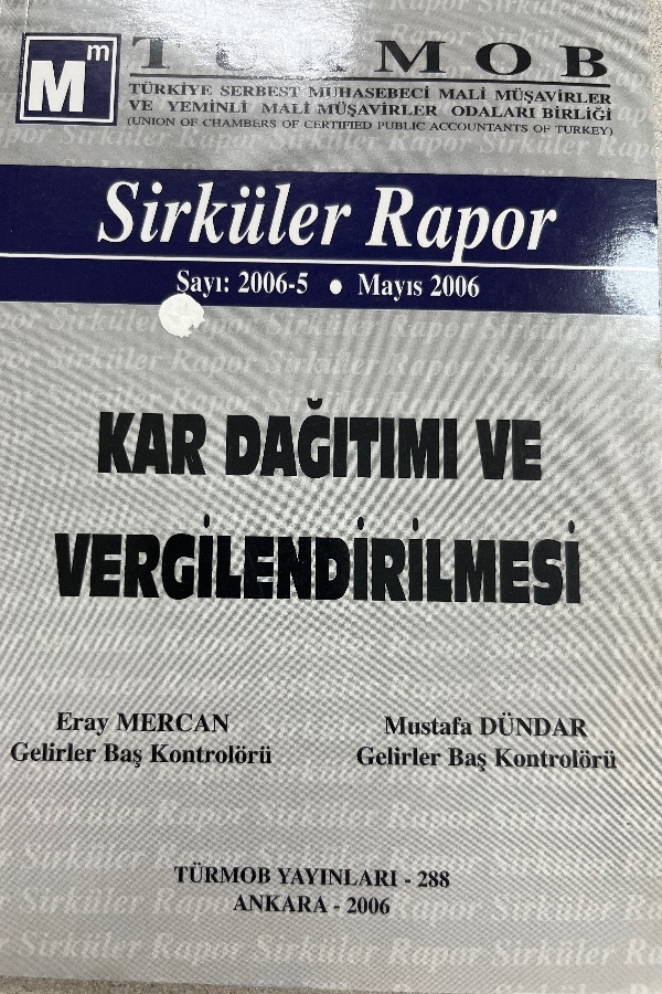 KAR DAĞITIMI VE VERGILENDIRME