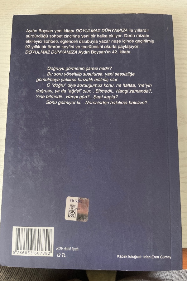 DOYULMAZ DÜNYAMIZA