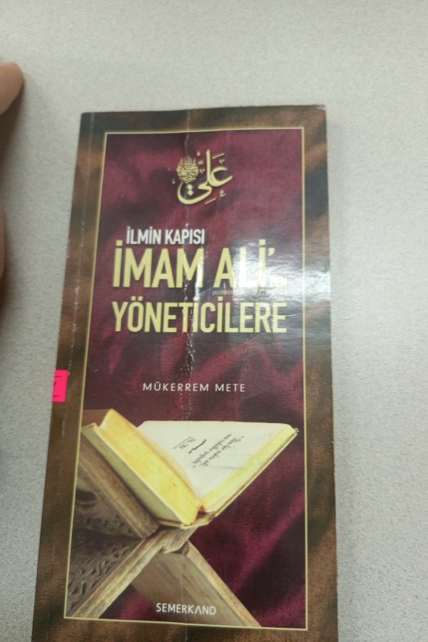 İLMIN KAPISI İMAM ALI'DEN YÖNETICILERE