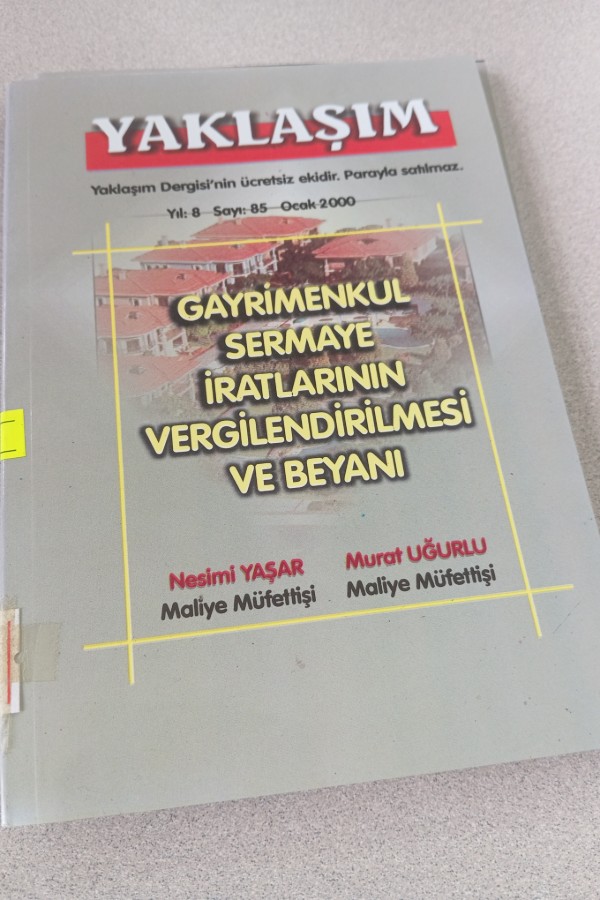 GAYRIMENKUL SERMAYE İRATLARININ VERGILENDIRILMESI VE BEYANI