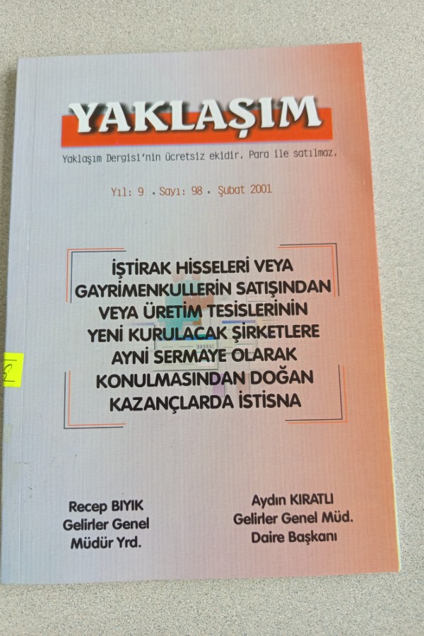 İSTIRAH TESISLERI VEYA GAYRIMENKUL SATIŞINDAN VEYA ÜRETIM TESISLERININ YENI KURULACAK ŞIRKETLERE AYNI SERMAYE OLARAK KONULMASINDAN DOĞAN KAZANÇLARDA ISTISNA