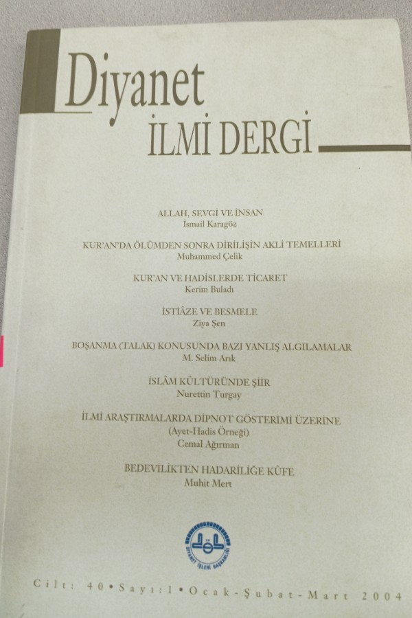 DIYANET ILMI DERGI