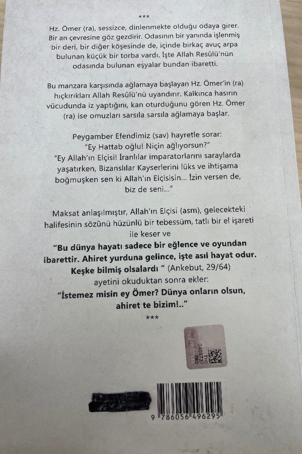 DÜNYA ONLARIN AHIRET BIZIM OLSUN