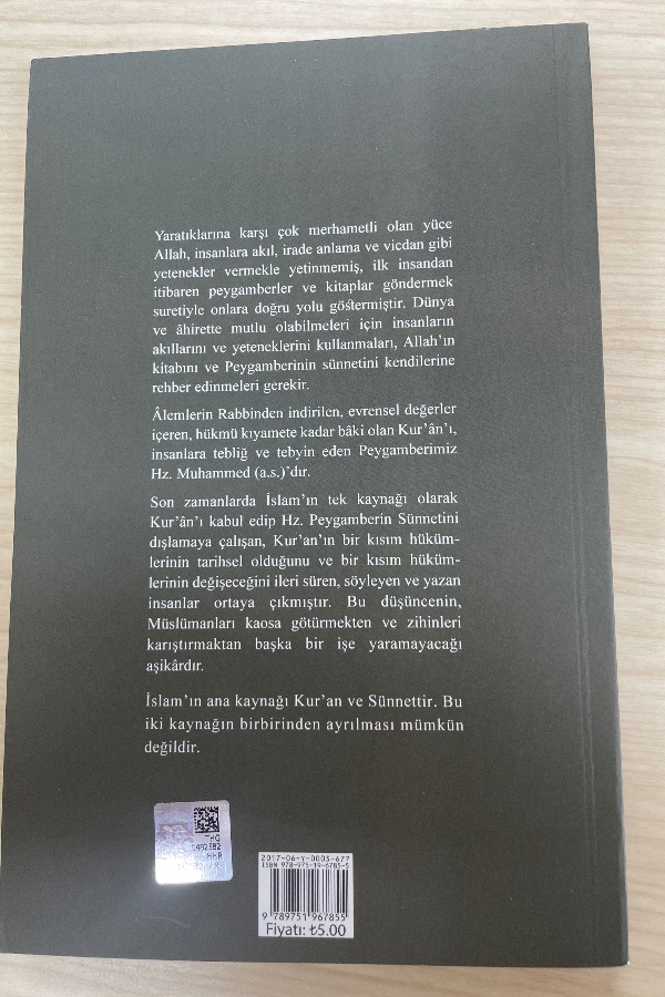 İSLAMIN ANA KAYNAKLARI KURAN VE SÜNNET