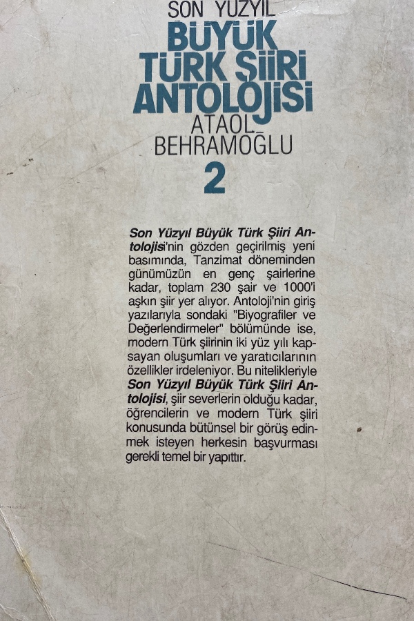 SON YÜZYIL BÜYÜK TÜRK ŞIIRI ANTROPOLOJISI 2