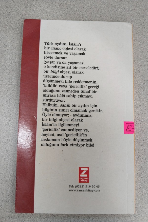 TÜRK MÜSLÜMANLIĞI VE İSLAM ÜZERINE