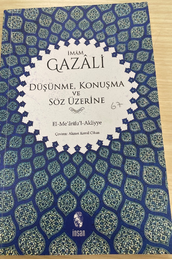 İMAM GAZALI DÜŞÜNME KONUŞMA VE SÖZ ÜZERINE