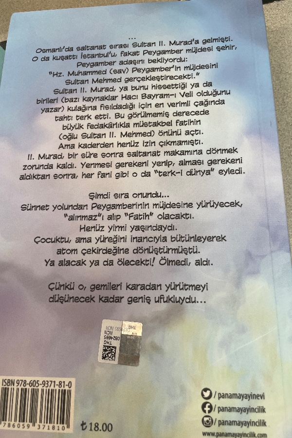 FATIH SULTAN MEHMET VE İSTANBUL’UN FETHI
