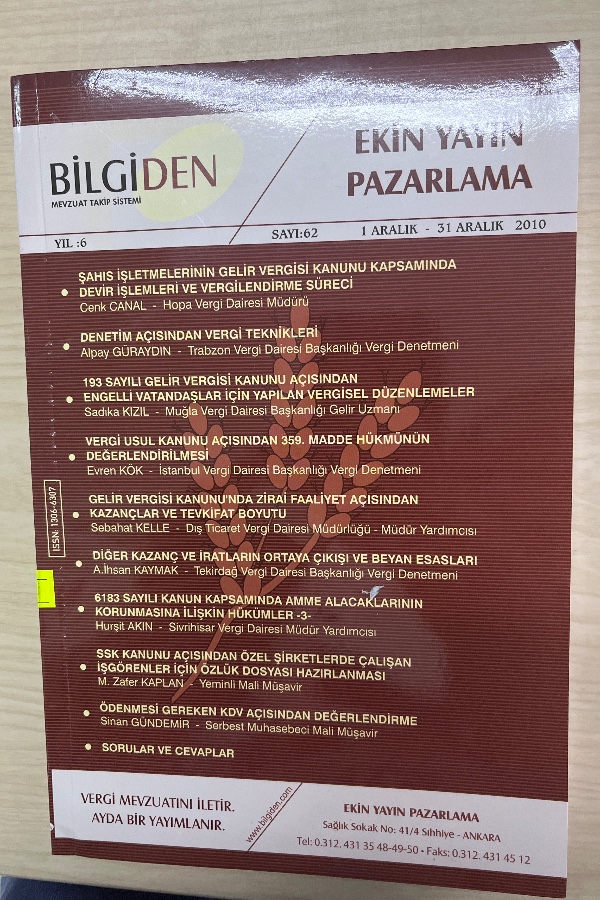 BILGIDEN MEVZUAT TAKIP SISTEMI