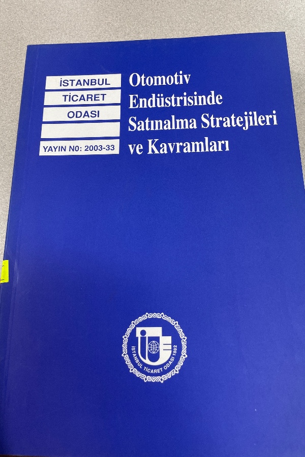 OTOMOTIV ENDÜSTRISINDE SATIN ALMA STRATEJILERI VE KAVRAMLARI