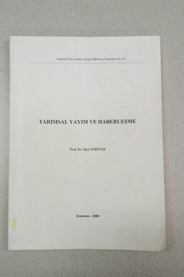 TARIMSAL YAYIN VE HABERLEŞME