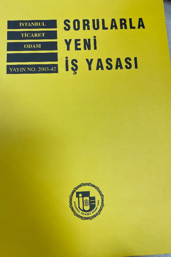 SORUNLARLA YENI IŞ YASASI