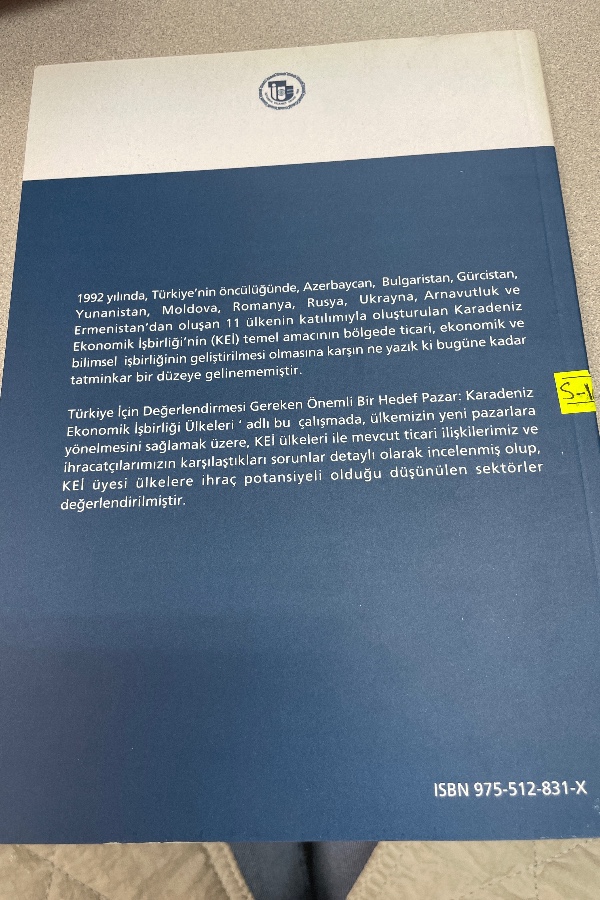 TÜRKIYE IÇIN DEĞERLENDIRILMESI GEREKEN ÖNEMLI BIR HEDEF PAZAR KARADENIZ EKONOMI IŞ BIRLIĞI ÜLKELERI