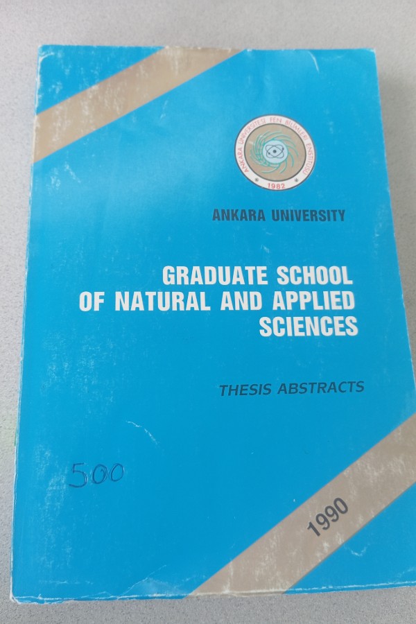 GRANDUATE SCHOOL IF NATURAL AND APPLIED SCIENCES