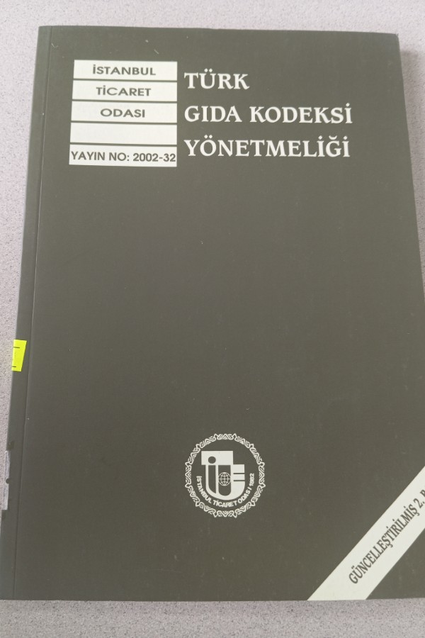 TÜRK GIDA KODEKSI YÖNETMELIĞI