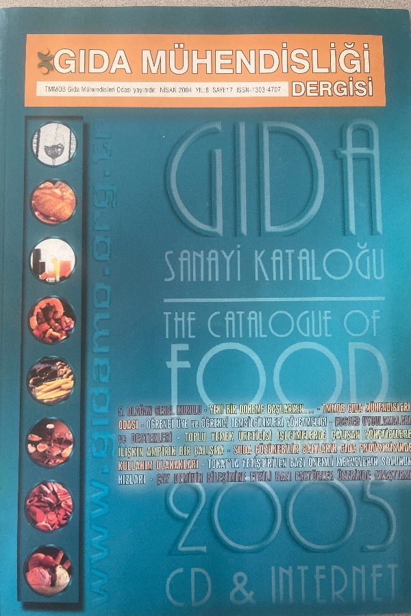 GIDA MÜHENDİSLİĞİ DERGİSİ  17