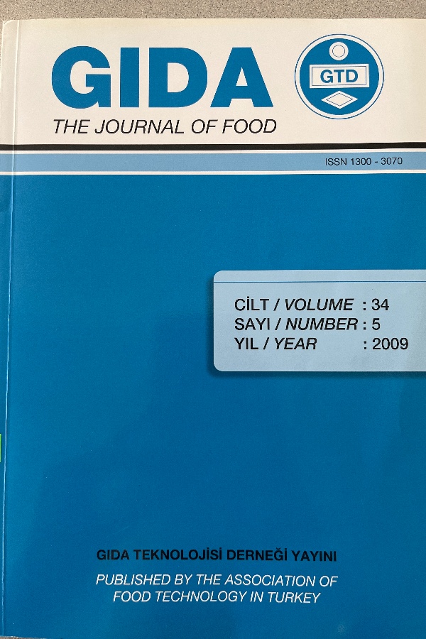GIDA THE JOURNAL OF FOOD 34/5