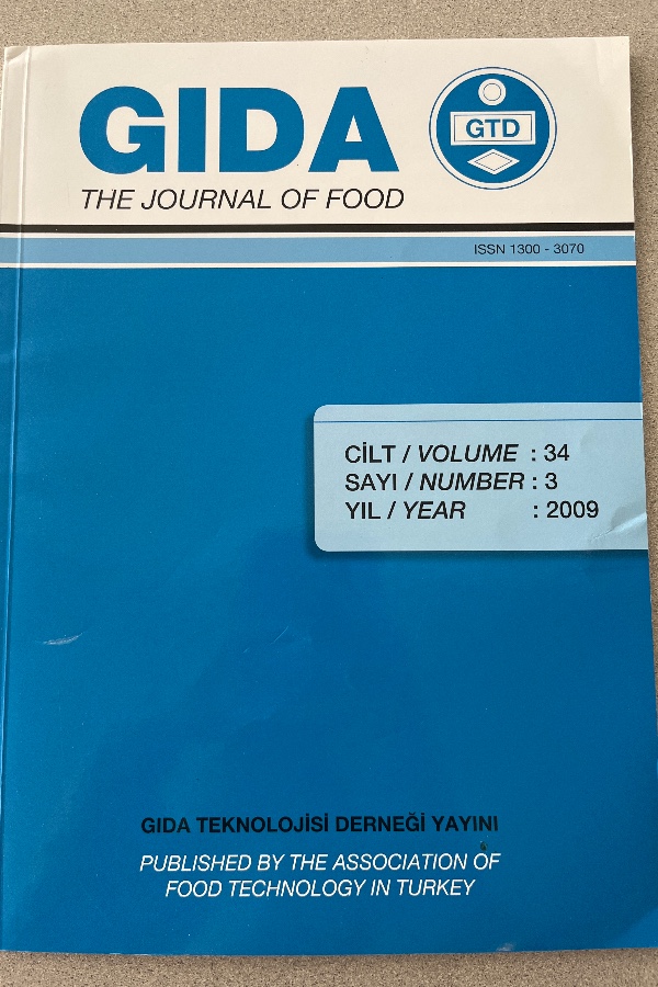 GIDA THE JOURNAL OF FOOD 34/3