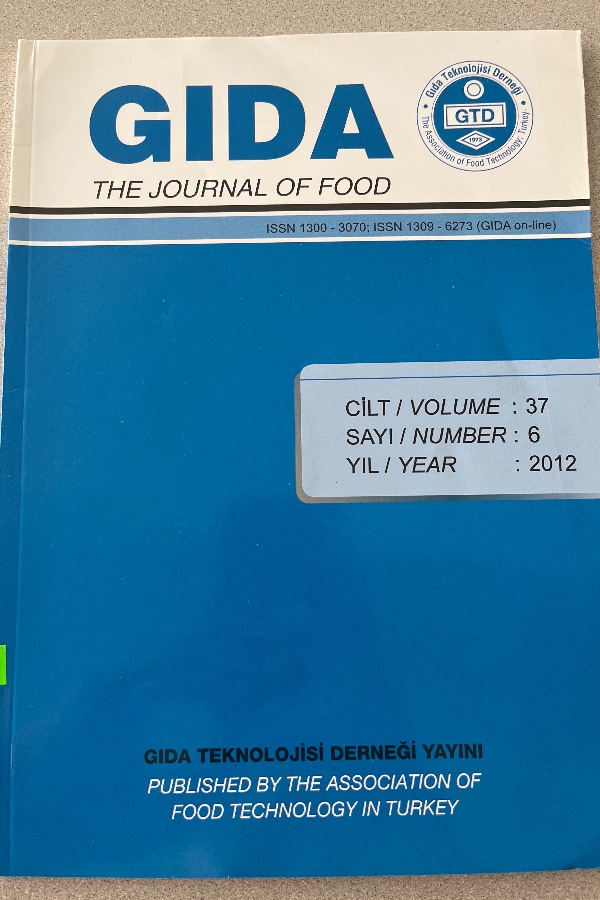 GIDA THE JOURNAL OF FOOD 37/6