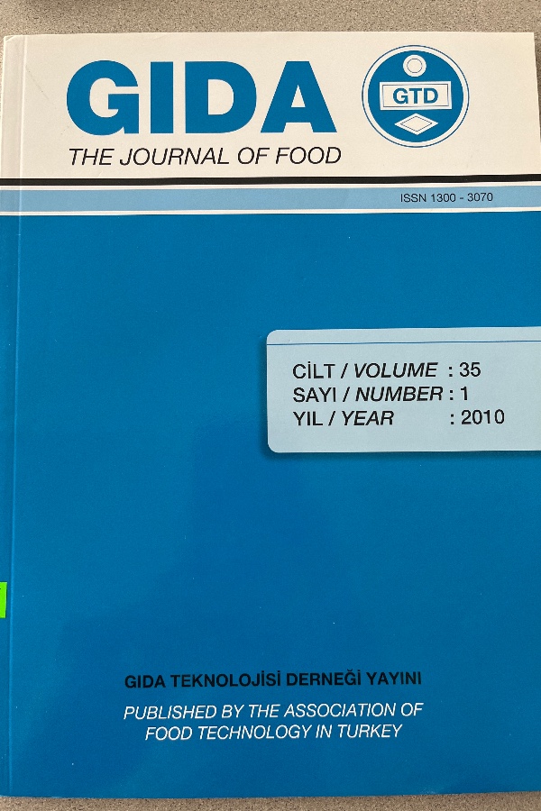 GIDA THE JOURNAL OF FOOD  35/1