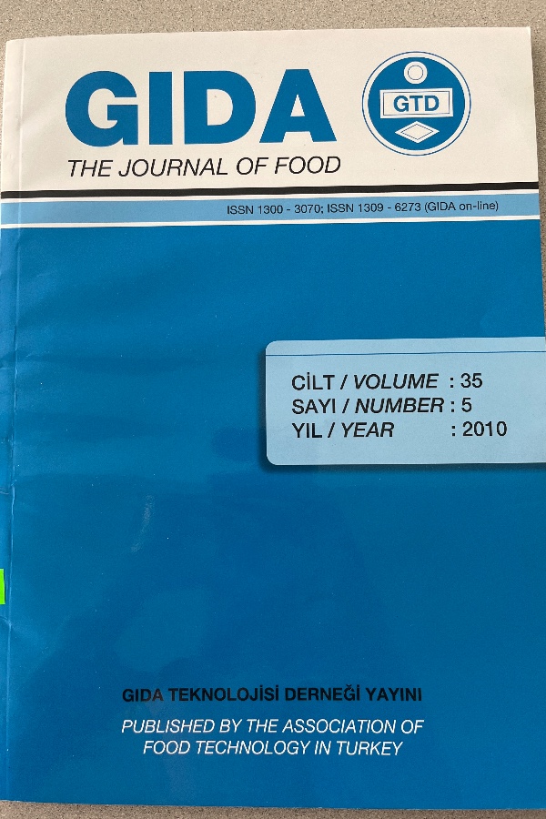 GIDA THE JOURNAL OF FOOD  35/5