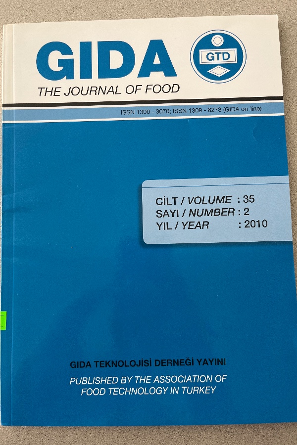 GIDA THE JOURNAL OF FOOD 35/2