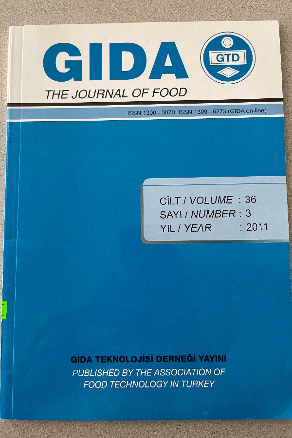 GIDA THE JOURNAL OF FOOD 36/3