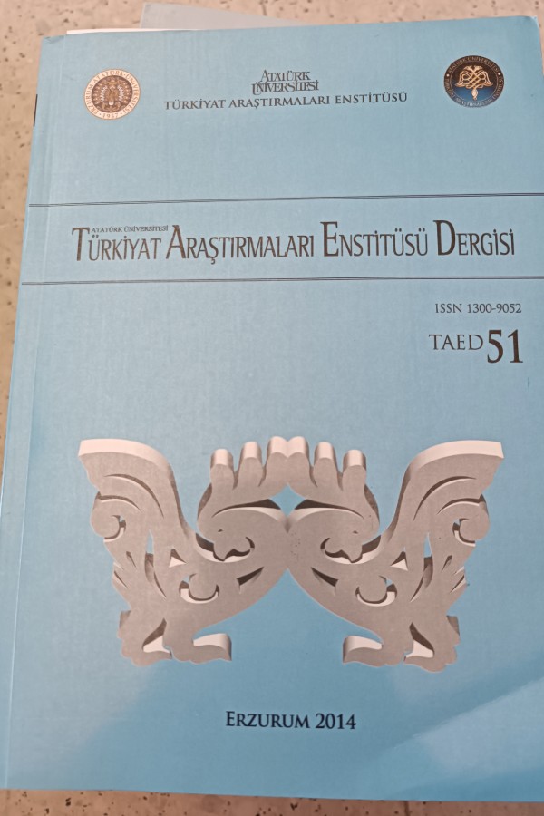 TÜRKIYAT ARAŞTIRMALARI ENSTITÜSÜ DERGISI