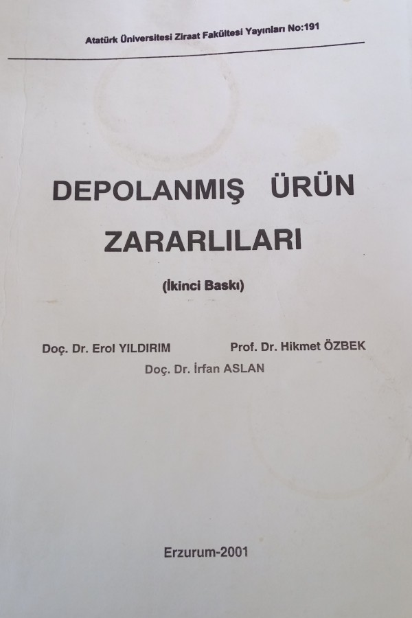 DEPOLANMIŞ ÜRÜN ZARARLARI(IKINCI BASKI)