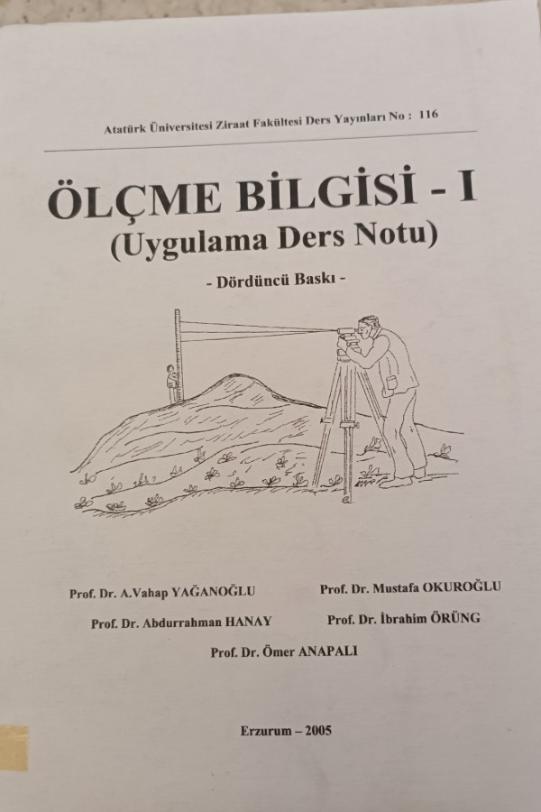 ÖLÇME BILGISI -1 (UYGULAMA DERS NOTU)