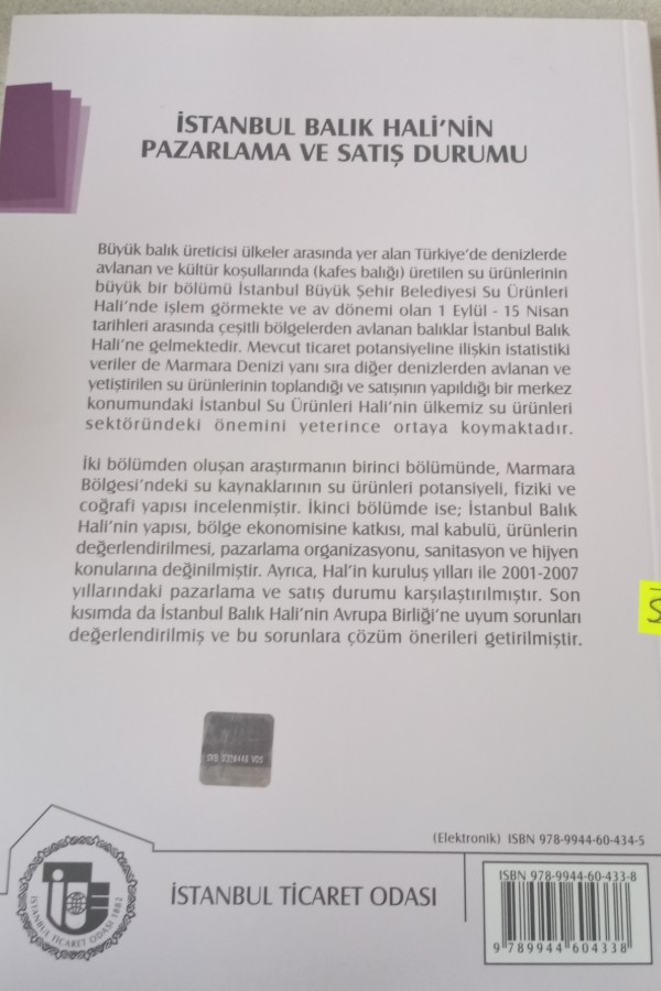 İSTANBUL BALIK HALININ PAZARLAMA VE SATIŞ DURUMU
