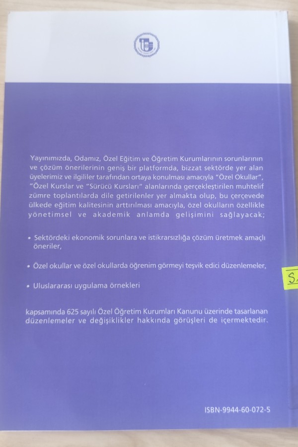 ÖZEL ÖĞRETIM KURUMLARININ PROBLEMLERI VE ÇÖZÜM YOLLARI