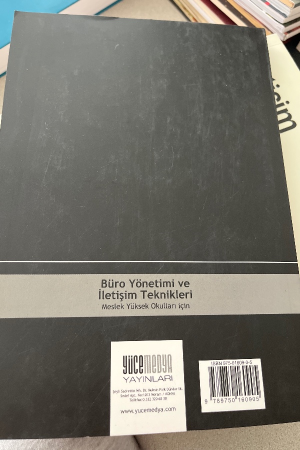 BÜRO YÖNETIM VE İLETIŞIM TEKNIKLERI