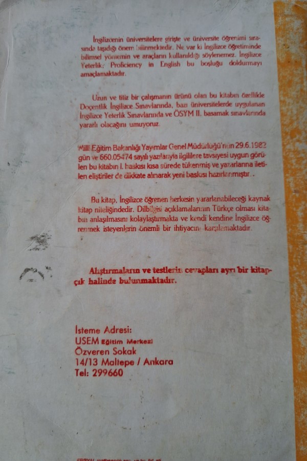 PROFICIENCY İN ENGLISH