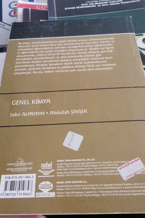 GENEL KİMYA