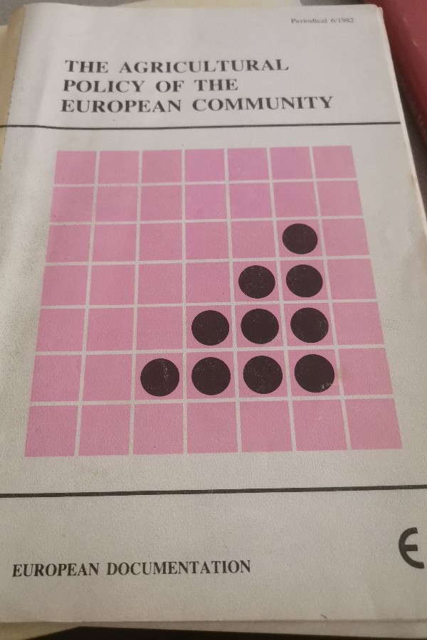 THE ARGICULTURAL POLICY OF THE EUROPEAN COMMUNTY