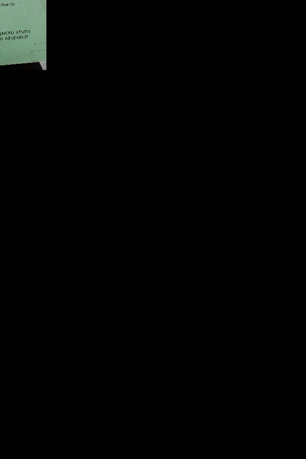 ADVANCED STUDY AND RESEARCH 1969–70