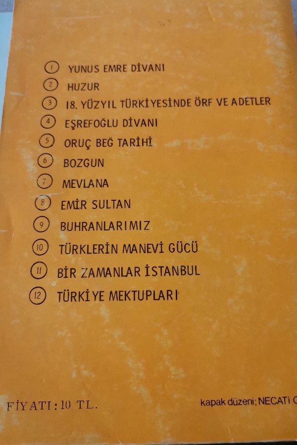 NECATİ BEY DİVANI