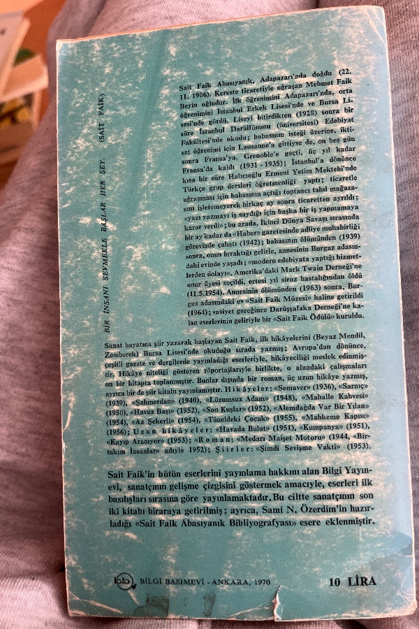 SAIT FAIK BÜTÜN ESERLERI TÜNELDEKI ÇOCUK VE MAHKEME KAPISI