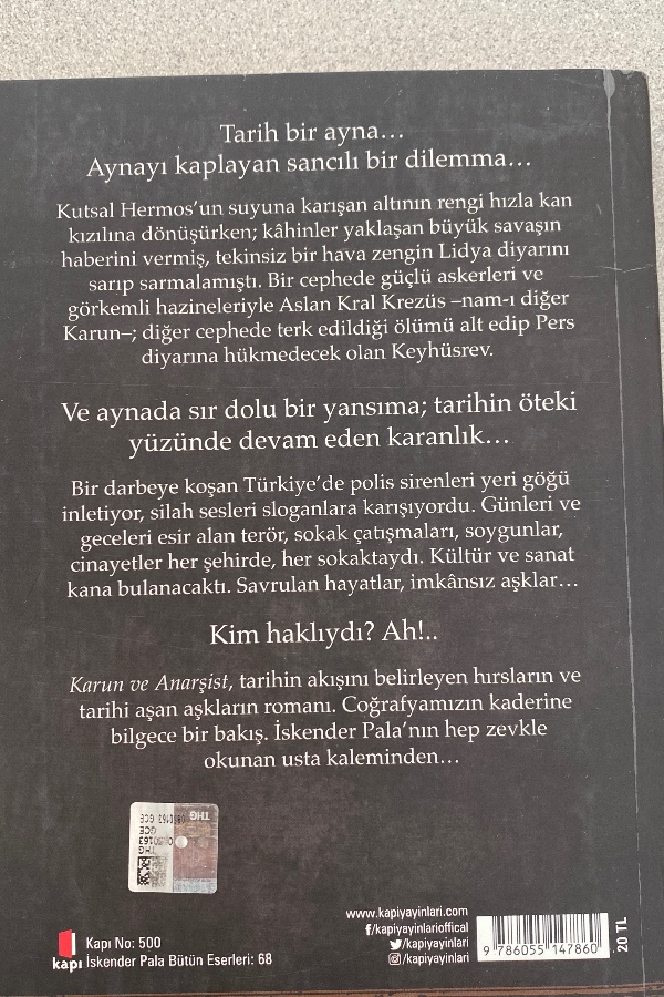KARUN VE ANARŞIST