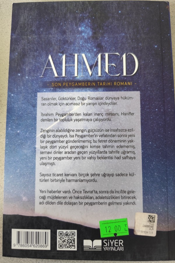 AHMED SON PEYGAMBERIN TARIHI ROMANI