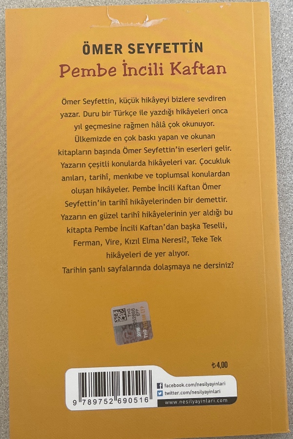 PEMBE İNCILI KAFTAN