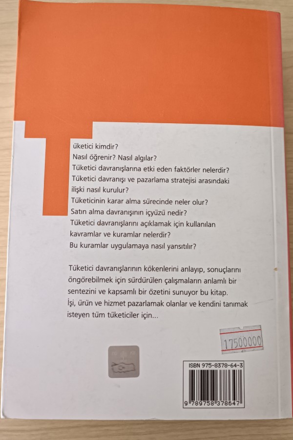 TÜKETICI DAVRANIŞI